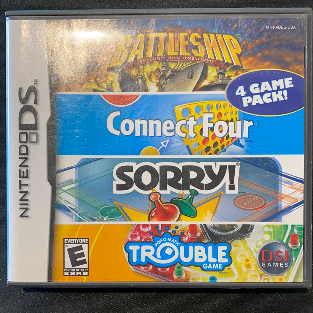 DS: Battleship / Connect Four / Sorry / Trouble