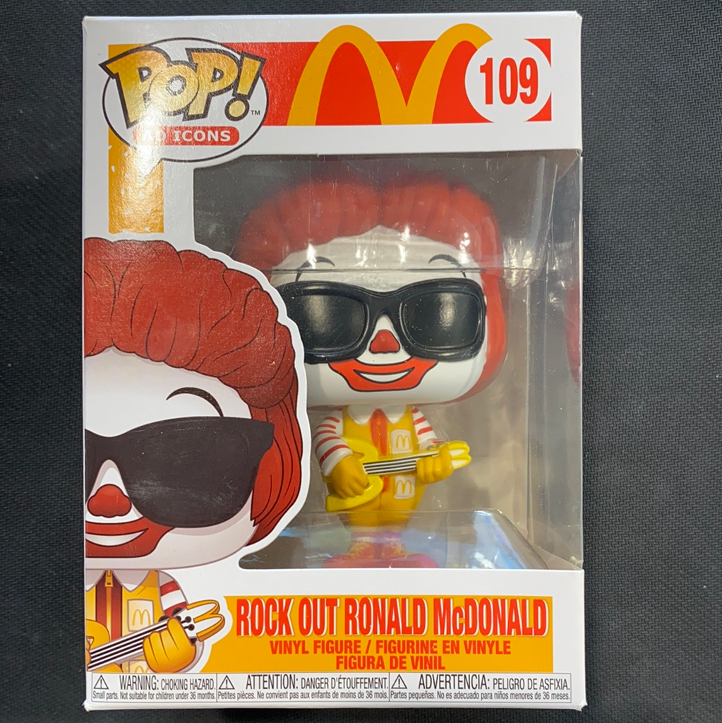 Funko Pop! McDonald’s: Rock Out Ronald McDonald #109