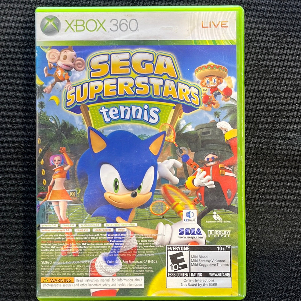 Xbox 360: Sega Superstars Tennis & Xbox Live