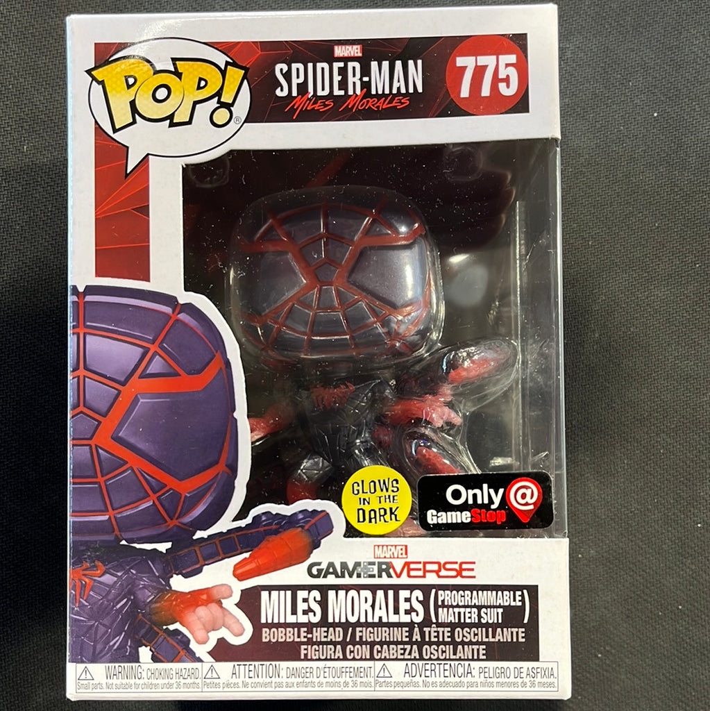 Funko Pop! Spider-Man: Miles Morales (Programmable Matter Suit) (Glow) #775