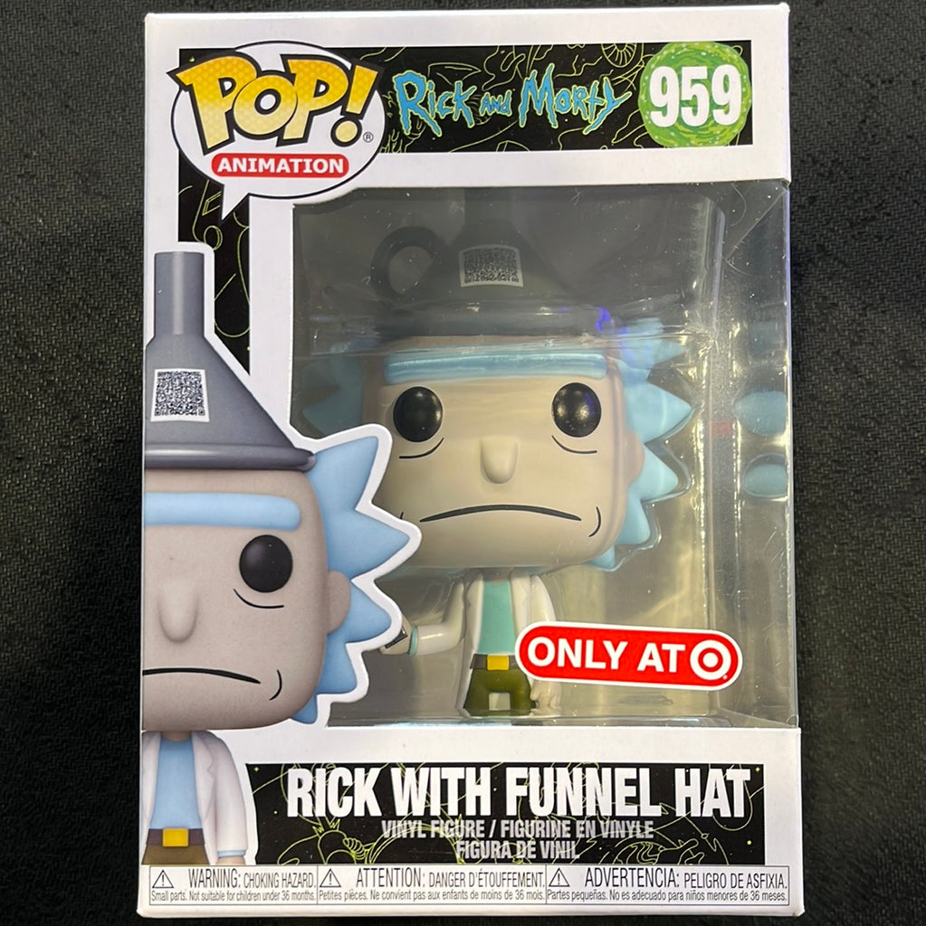 Funko Pop!  Rick and Morty: Rick with Funnel Hat #959