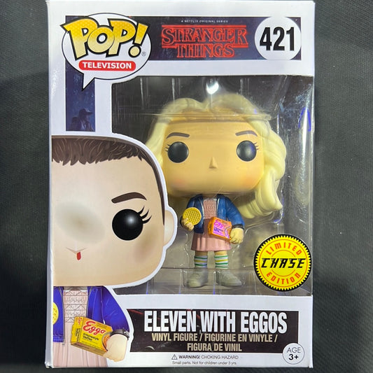 Funko Pop - Stranger Things: Eleven w/ Eggos (Chase) #421