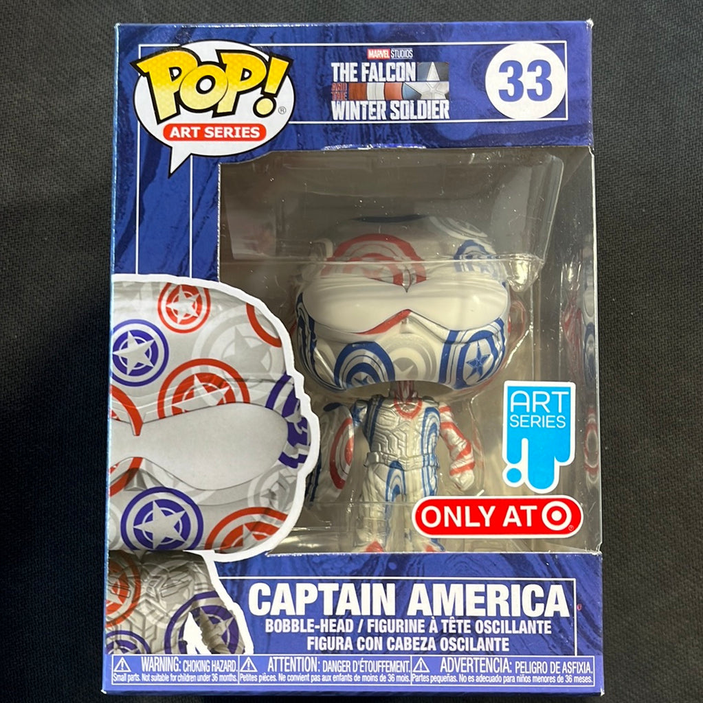Funko Pop! Art Series: The Falcon Winter Soldier: Captain America #33
